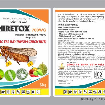 Thuốc trừ sâu Miretox 700WG