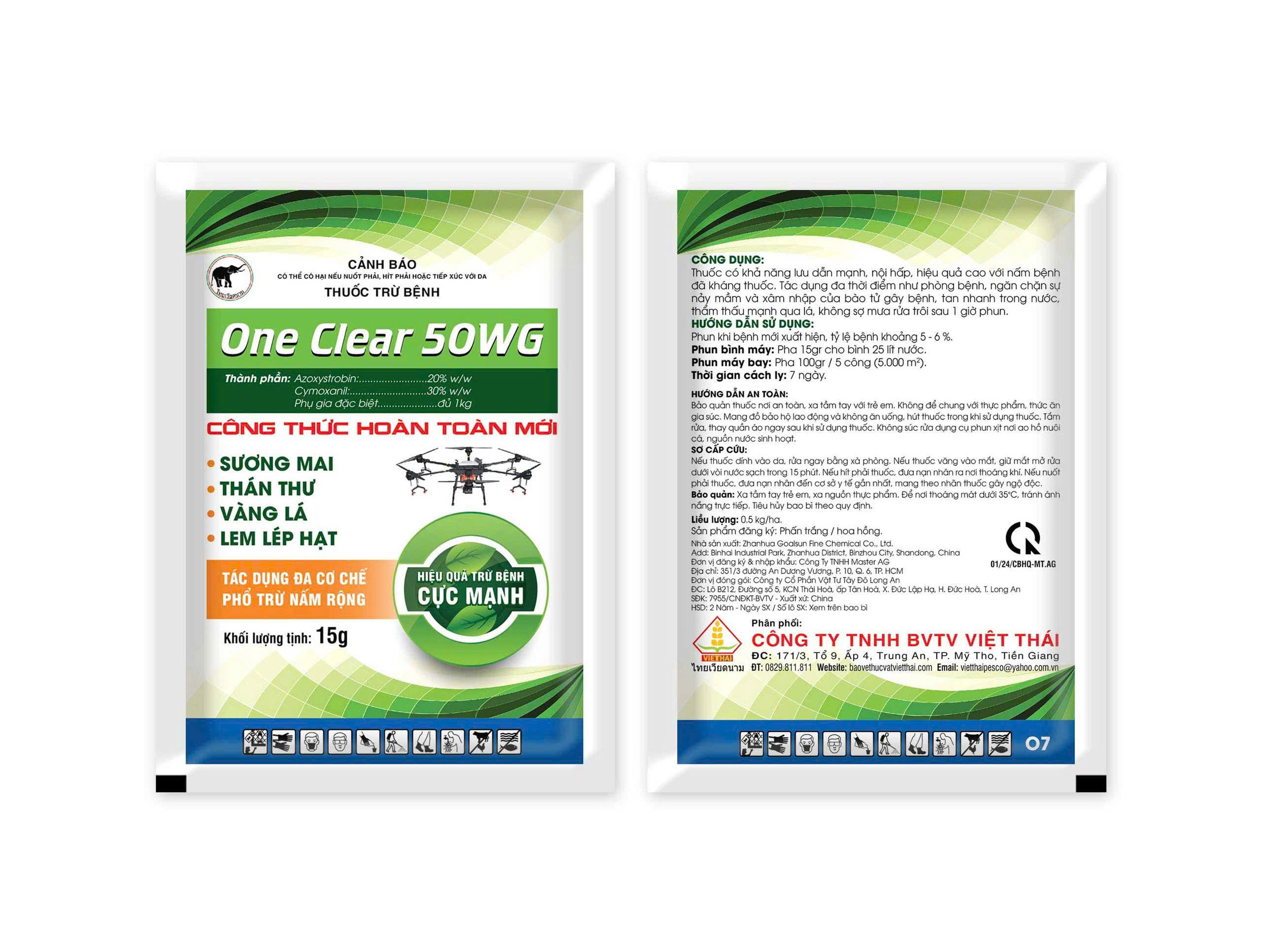 One clear 500wg 3d 15gr
